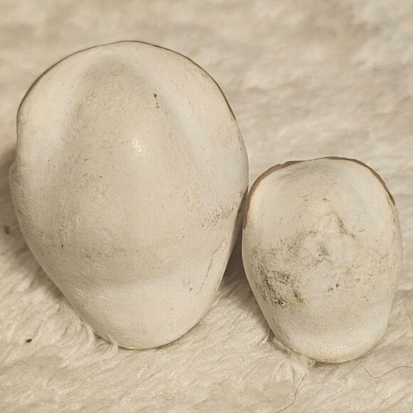 Miniature Ceramic Owl Pair .5" and 1" - Picture 5 of 5